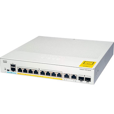 C1000-8P-2G-L Przemysłowy przełącznik optyczny 8 X 10 100 1000 portów Ethernet PoE +