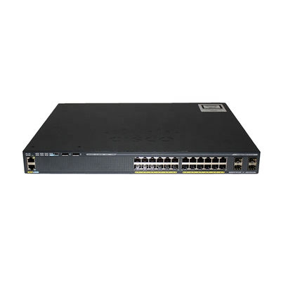 WS-C2960X-24PD-L 24-portowy przełącznik sieciowy Przełącznik Ethernet 24xGE PoE 370W 2x10G