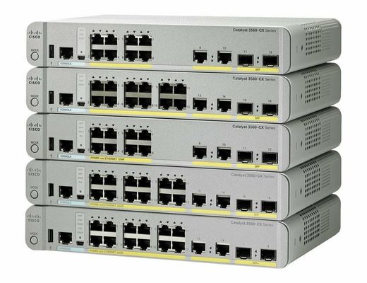 WS-C3560CX-12TC-S Przetwarzanie sieciowe Przełącznik Ethernet 3560-CX 12-portowy przełącznik Poe